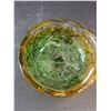 Image 2 : Green To Amber Carnival Footed Bowl