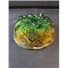 Image 4 : Green To Amber Carnival Footed Bowl