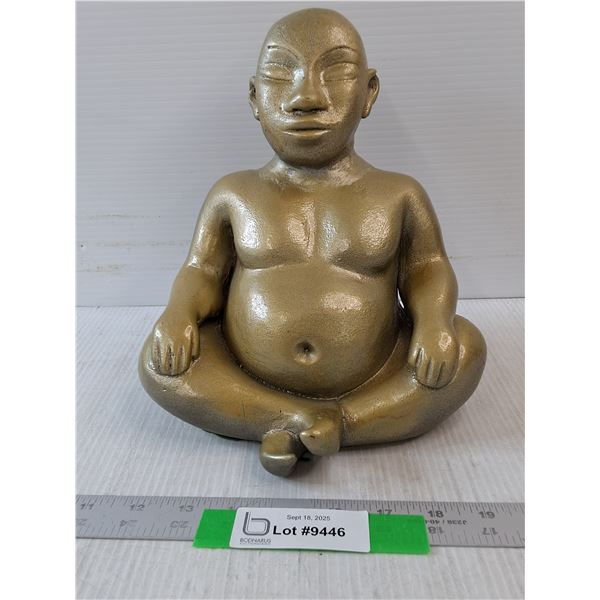 10½ Inch Tall Buddha- Foot Needs Repair