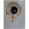 Image 6 : Enamel Hanging Light Fixture- As Is