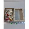 Image 1 : (6) Vintage Christmas Tree Ornaments in Original Boxes