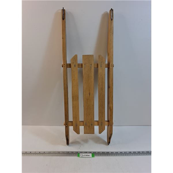 Vintage Wooden Sleigh - 30" x 10.5" x 3" - PICK UP