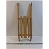 Image 1 : Vintage Wooden Sleigh - 30" x 10.5" x 3" - PICK UP