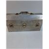 Image 4 : L. May Mfg. Vintage Metal Lunch Pail/Box - 14.5" x 5" x 7"