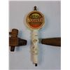 Image 6 : (2) Wooden Vintage Keg Taps & Kootenay Wooden Tap Handle