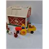 Image 2 : Fisher Price Vintage Play Farm Set w/Accessories