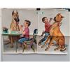 Image 1 : (2) Vintage Style Laminated Boy w/His Puppy Posters - 22" x 27"