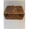 Image 3 : Vintage Wooden Case 14x10.5x7" - Lock Mechanism Broken