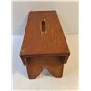 Image 2 : Vintage Wooden Stool 14x7x8"