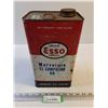 Image 1 : Vintage 1 Gallon Esso Marvelube TT Compound 90 Empty Tin - 11x6.5x4.5"