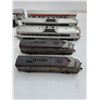Image 2 : (15) HO Model CP/CN Train Cars (2-Engines, 12-Passenger, 1-Ambulance)