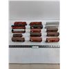 Image 1 : (15) HO Model CN/CP Train Cars (2-Engines, 13-Cars)