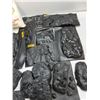 Image 2 : Assorted Rubber Terrain Pieces for Model Train Set Diorama, (3) Bags of Decor Sand - Sealed