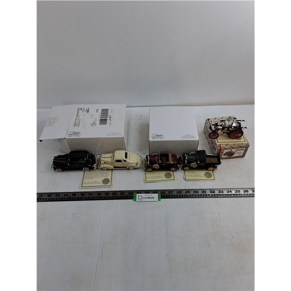 (5) Certified Replica Die-Cast Vehicles