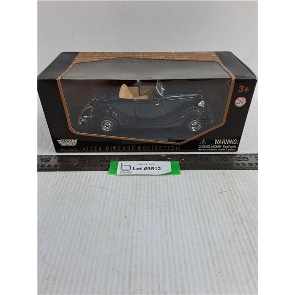 Motor Max Replica Die-Cast 1:24 1934 Ford Coupe Convertible - NIB