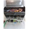 Image 2 : 17-Drawer Metal Parts Bin with Contents, SO Engine & Car, Xuron Snips, Misc.