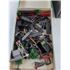 Image 4 : 17-Drawer Metal Parts Bin with Contents, SO Engine & Car, Xuron Snips, Misc.