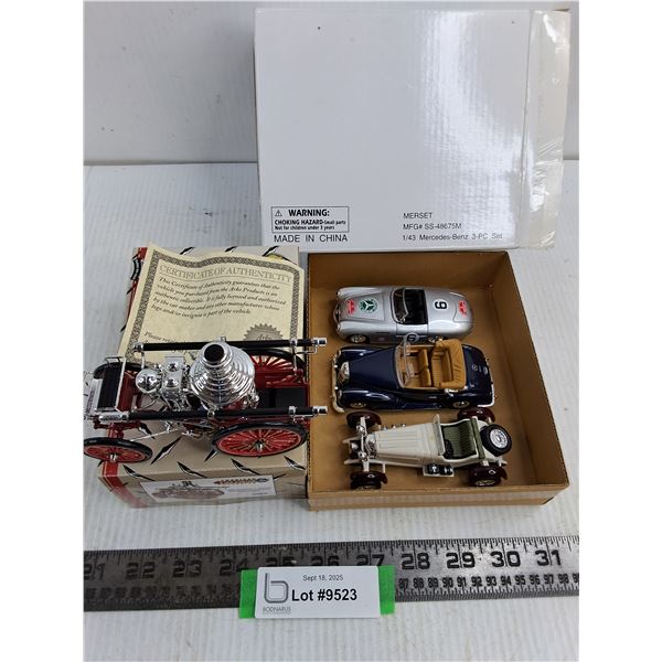 (4) Replica 1:43 Die-Cast Vehicles