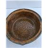 Image 2 : Vintage Ceramic Colander - 12" Dia x 4" High