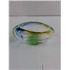 Image 2 : Carnival Glass Trinket Dish - 5.5" Length