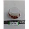 Image 1 : Milk Glass 'Strawberries" Mixing Bowl - 5" Dia