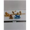 Image 1 : (4) Vintage Wooden Ornaments/Games
