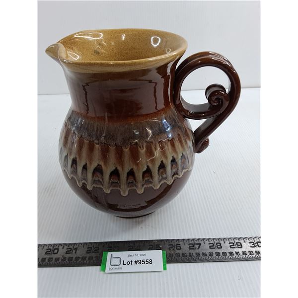 Ceramic Pitcher - 9" High