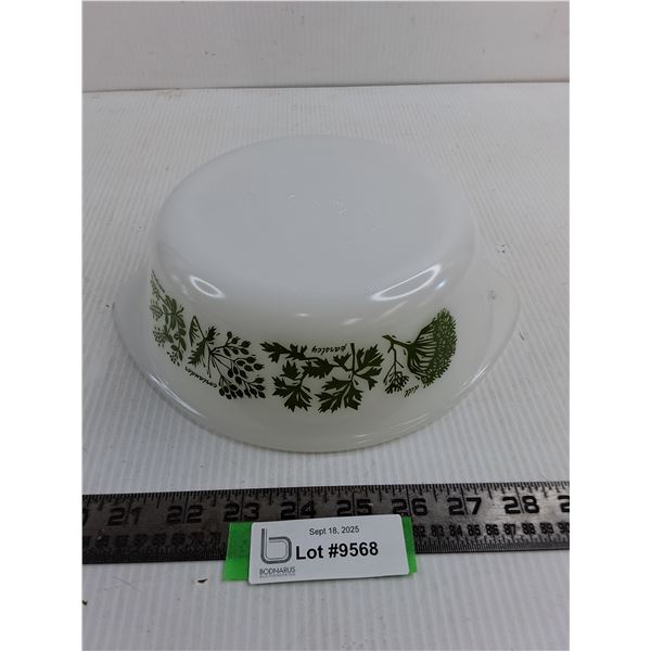 Glasbake "Herb Garden 9" Casserole Dish