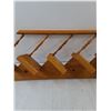 Image 3 : The Wood Boys Wood Staircase Shelf- 20.5" x 4" x 8.5"