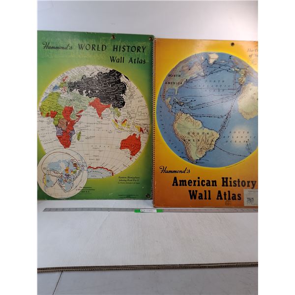 Hammond's History Wall Atlas- 21" x 28.5"