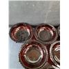 Image 4 : (9) Vintage Avon Cape Cod Ruby Red Glass Bowls