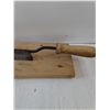 Image 2 : Antique Tabletop Tobacco Cutter- 15" x 5.5" x 3"