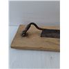 Image 4 : Antique Tabletop Tobacco Cutter- 15" x 5.5" x 3"