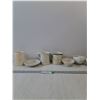 Image 1 : (7) White Glass Ware- Pitchers & Bowls
