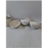 Image 2 : (7) White Glass Ware- Pitchers & Bowls