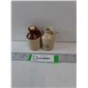 Image 1 : (2) Mini Stoneware Whiskey Jug Crock