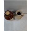 Image 3 : (2) Mini Stoneware Whiskey Jug Crock