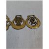 Image 2 : (5) Brass Horse Medallion