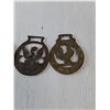 Image 4 : (4) Vintage Brass Horse Medallion