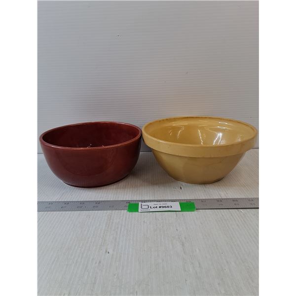 (2) Medalta Bowls