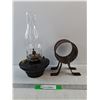 Image 1 : CNR Oil Lamp and Wall Mounted Holder - PICK UP PREFERRED