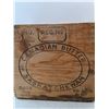 Image 2 : Canadian Butter Wood Box- 13.5" x 13.5" x 12"