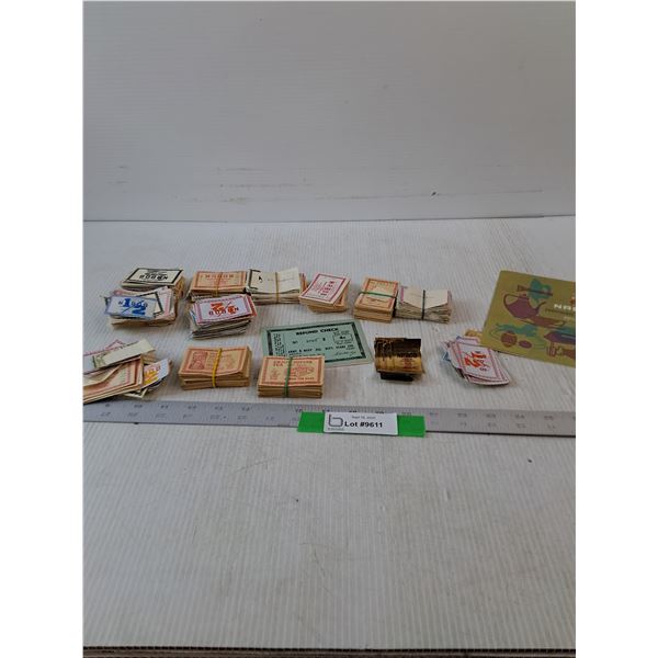 Big Variety Of Vintage Coupons- Nabob Coupons, Refund Checks, Nabob 1970-71 Premium Catalogue