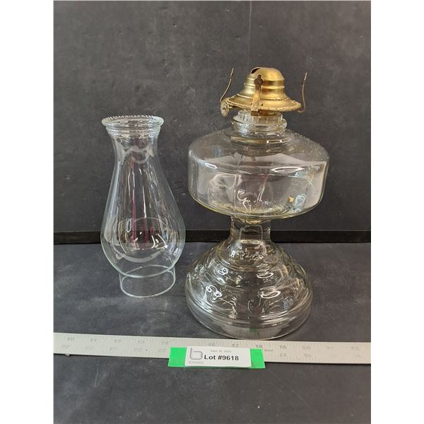 Vintage Glass Oil Lamps