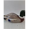 Image 3 : Wood Painted Duck Decoy- 12" x 4.5" x 5"