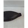Image 4 : Vintage Black Duck Wood Decoy- 16" x 6" x 5"