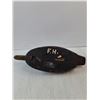 Image 5 : Vintage Black Duck Wood Decoy- 16" x 6" x 5"