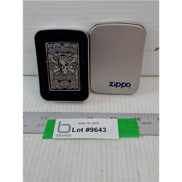 Zippo Skull Harley Davidson Lighter