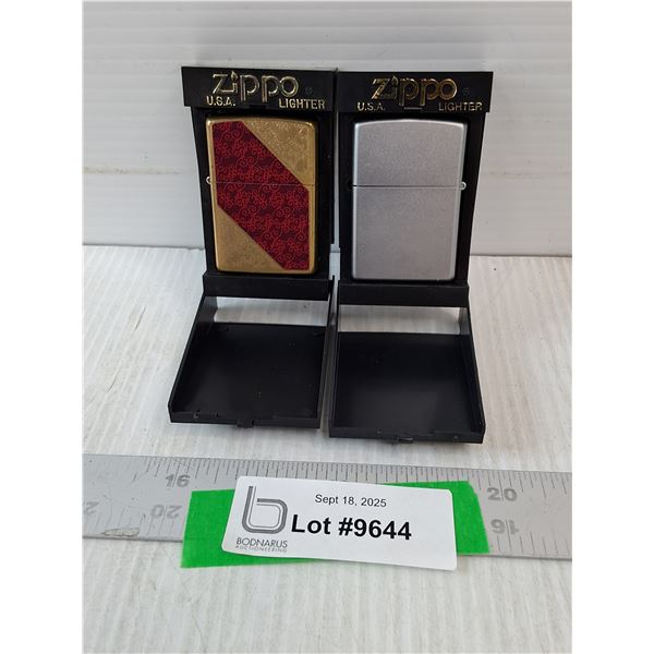 (2) Zippo Lighters