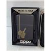 Image 3 : (2) Zippo Lighter- Las Vegas and Day of the Dead Skull